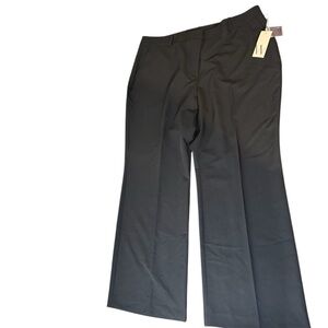 NWT Worthington Curvy Wrinkle Free Black Trousers